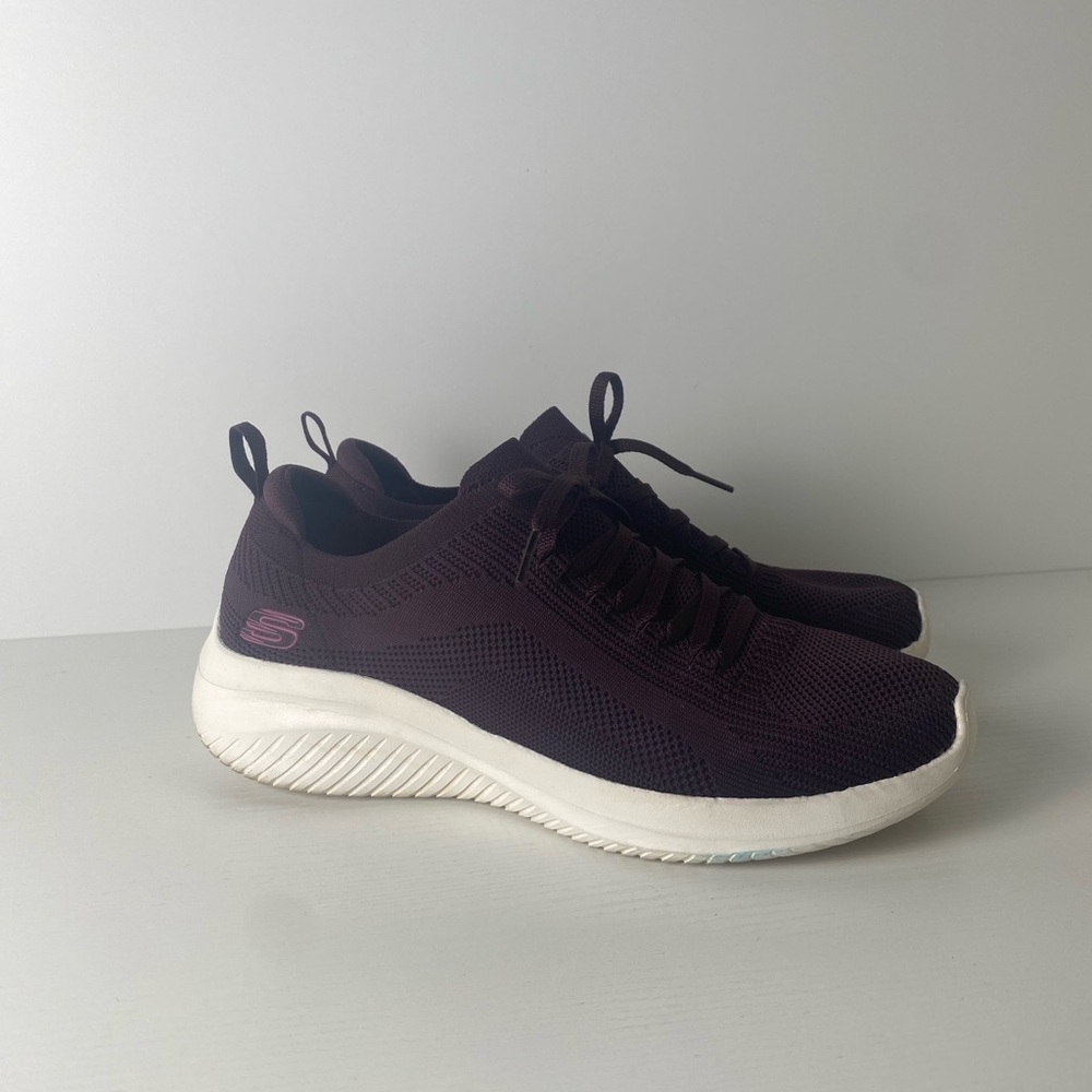 Skechers Ultra Flex 3.0 Slip Ins On Shoes Sneaker Women's 9.5 Hands Free Magenta - Picture 10 of 10